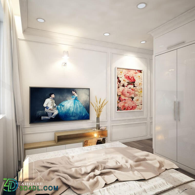 3D Interior Apartment 74 Scene File 3dsmax By PeaHouse 