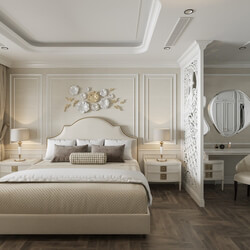 3D Interior Scenes File 3dsmax Model Neoclassical Bedroom 550 By Brian Vu 