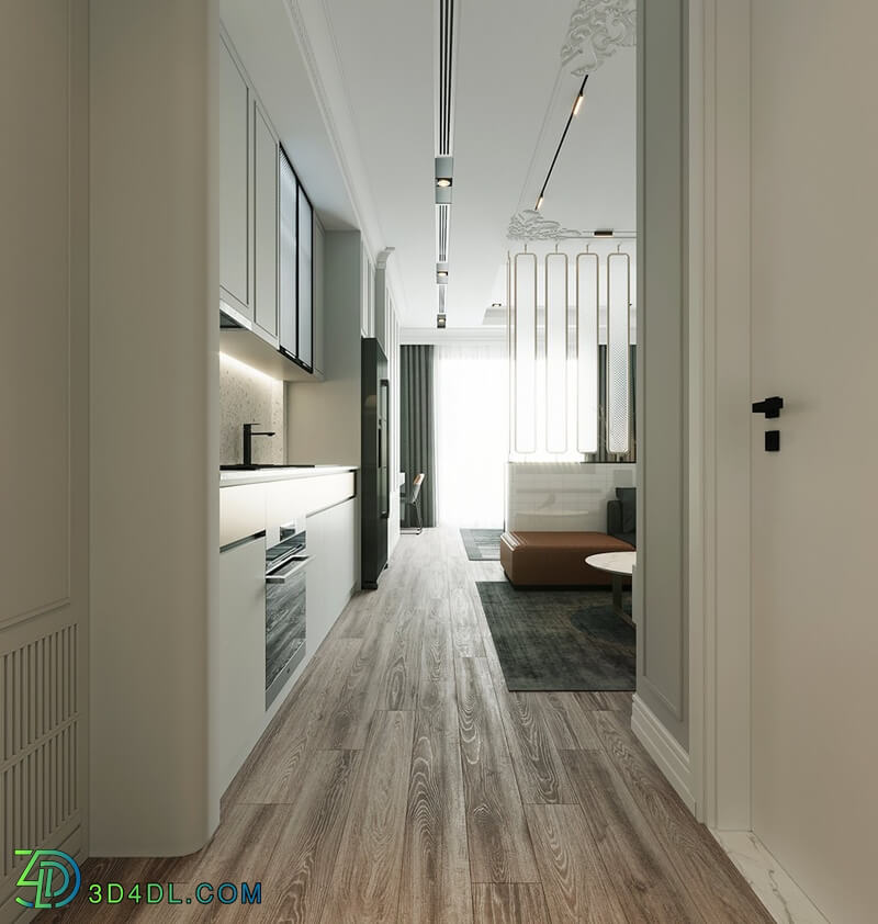 3D Interior Apartment 36 Scene File 3dsmax By DoanGiang 