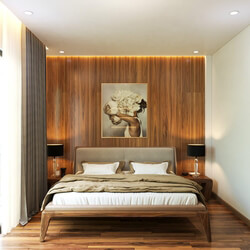  3D Bedroom Interior by Mai Long 
