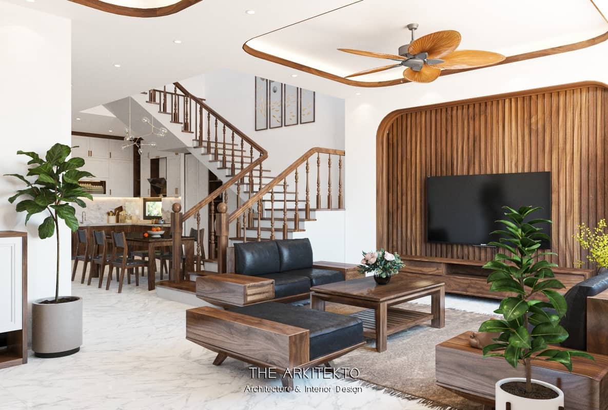 3D Interior Kitchen – Livingroom 283 Scene 3dsmax By Duy Pham