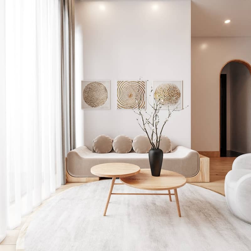  3D Interior Apartment by Luu Dao Tu