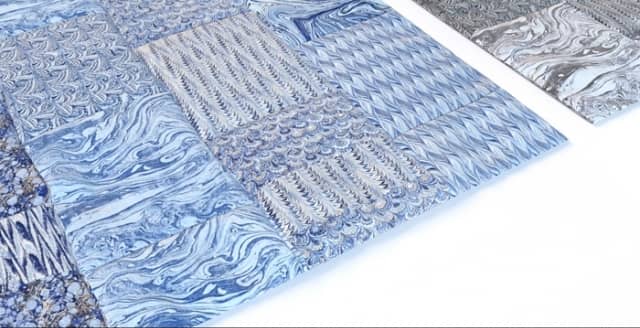 Blue carpet