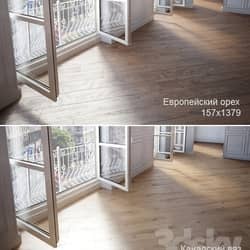 Other decorative objects Parquet 3 species European walnut Canadian elm chestnut Bakersfield 