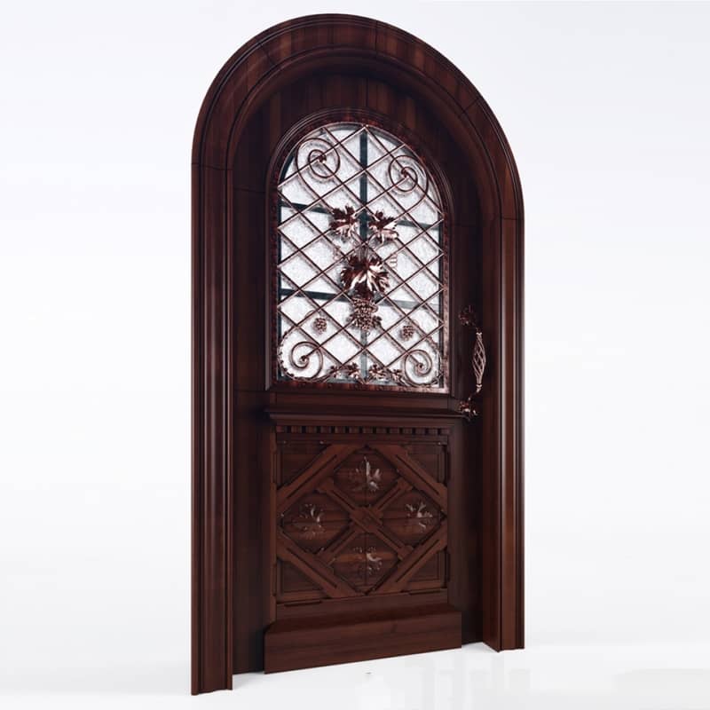 Classical door with hammering