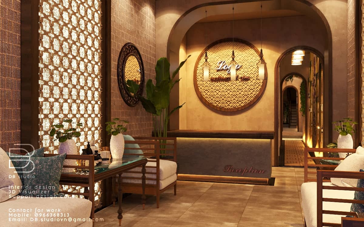 3D Model Interior Spa 3 Scene 