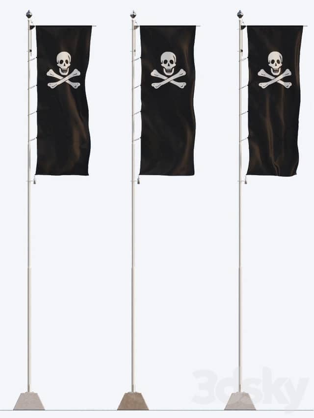 Flagpole 3D Models