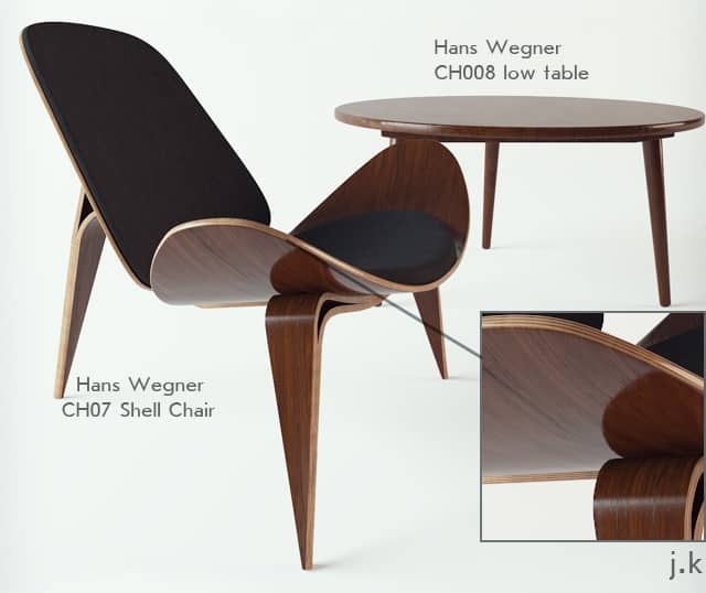 Table Chair Hans Wegner