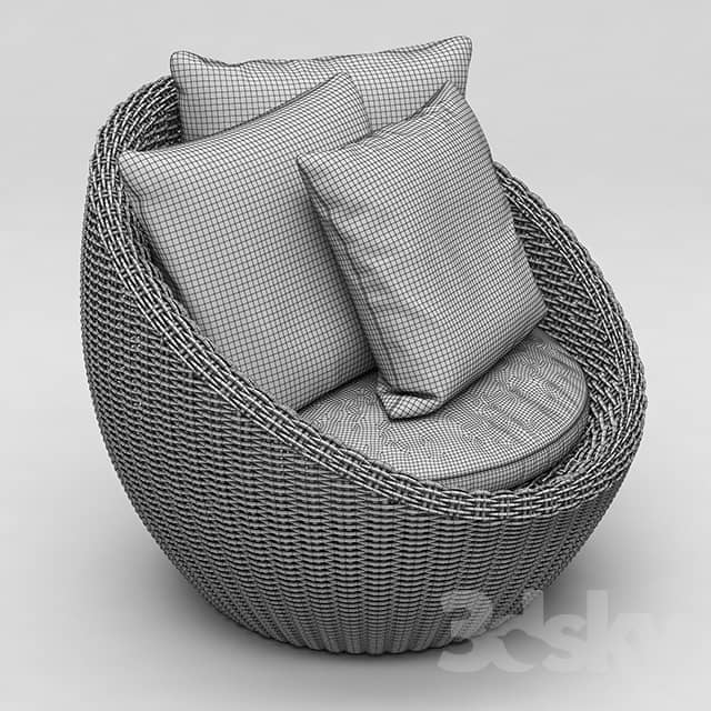 TORREY ALL WEATHER WICKER PAPASAN CHAIR ESPRESSO