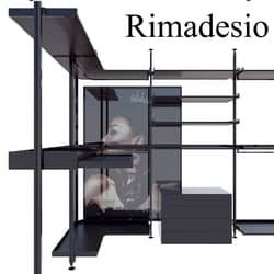 Other Rimadesio zenit system 03 living rooms and walk in closets Kitchen Wardrobe Display cabinets and storage 