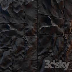 Other decorative objects Black stone wall 