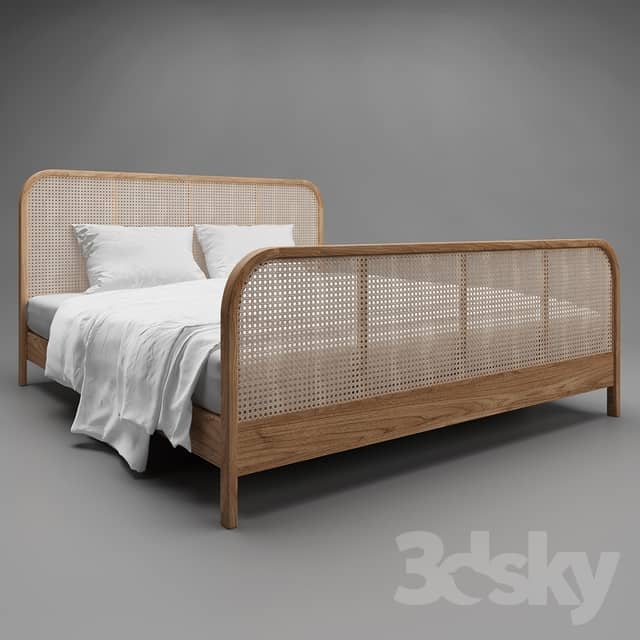 Bed Rattan bed