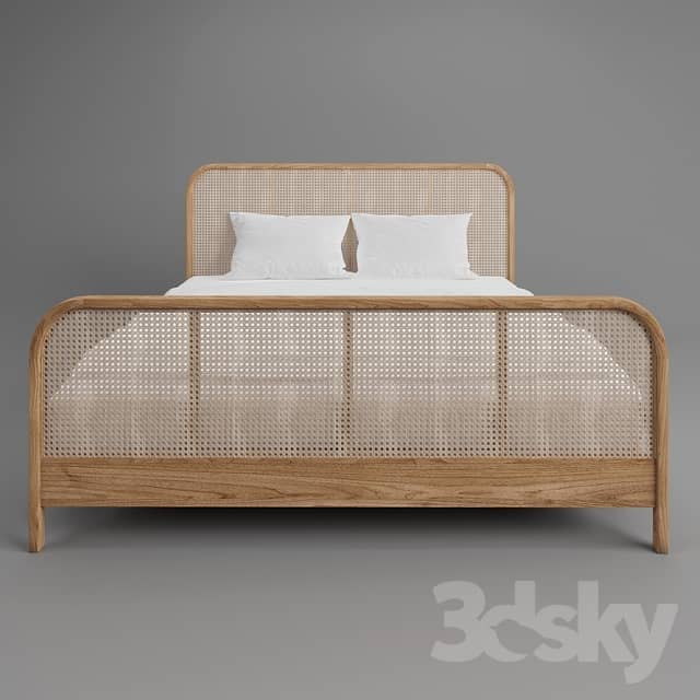 Bed Rattan bed