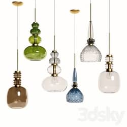 Suspended lamps Carnival by Vintage Pendant light 3D Models 
