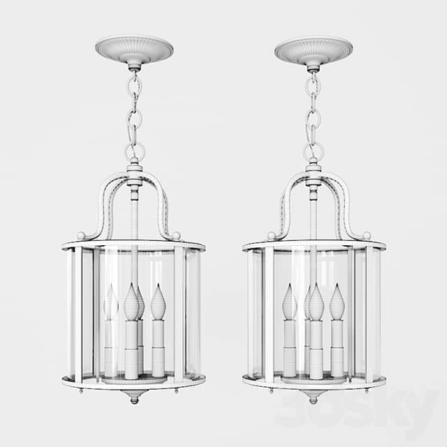 Hinkley lighting collection Pendant light 3D Models