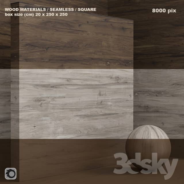 Material wood solid veneer seamless set 60