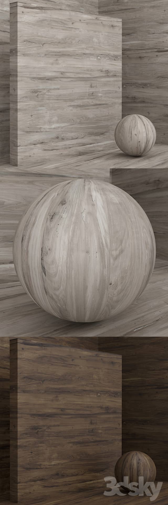 Material wood solid veneer seamless set 60