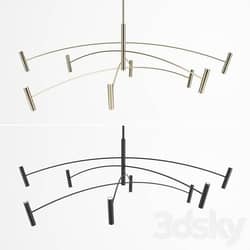 Aerial 60 Chandelier by Circa Lighting Pendant light 3D Models 