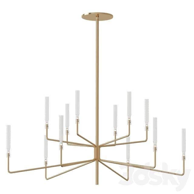 Epsilon Hanging lamp by Gallotti Radice Pendant light 3D Models