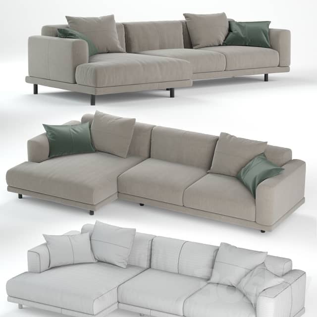 Nevyll sofa by Ditre italia 335x150 cm