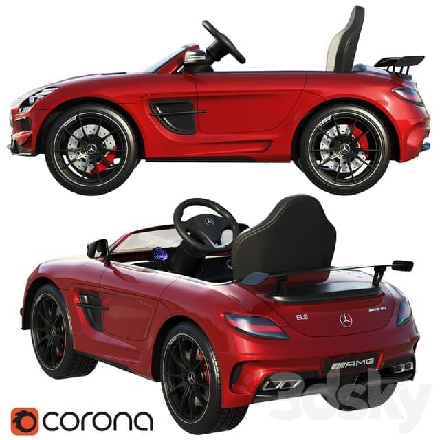 Children 39 s electric car Mercedes Benz SLS AMG