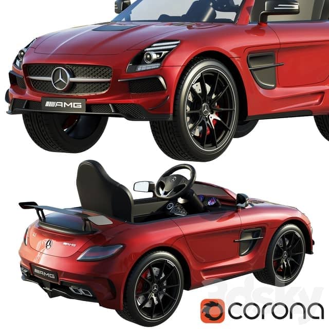 Children 39 s electric car Mercedes Benz SLS AMG