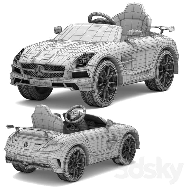 Children 39 s electric car Mercedes Benz SLS AMG
