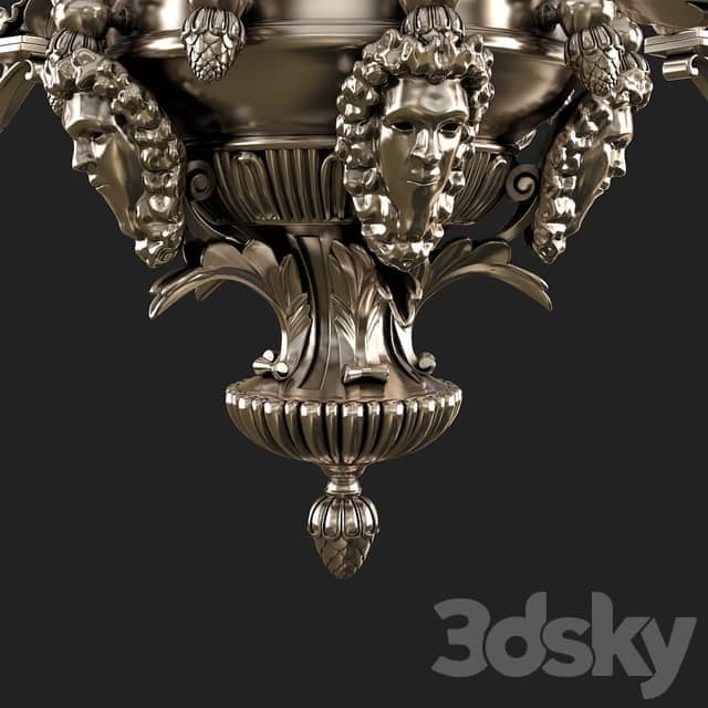 Chandelier Mathieu Lustrerie Classic Pendant light 3D Models