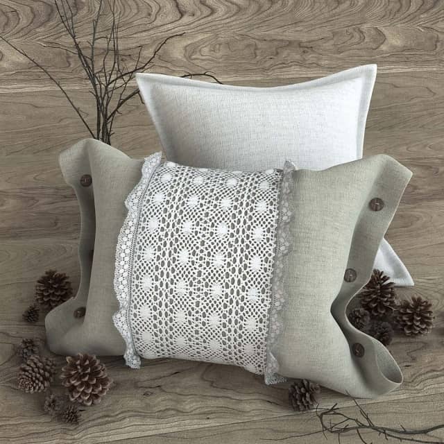 Pillows in country style