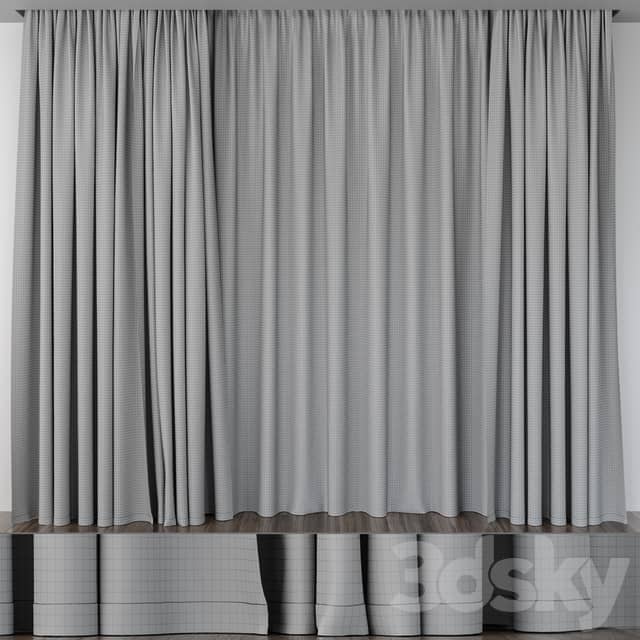 Brown velvet curtains
