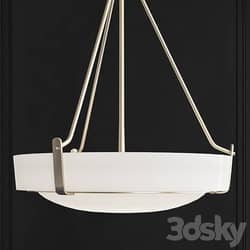 Hinkley Hathaway Heritage Brass Bowl Pendant Light 