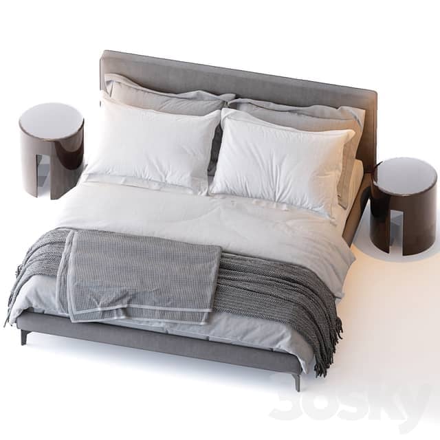 Bed STONE UP BY MERIDIANI
