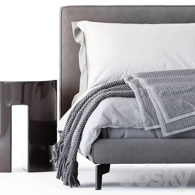 Bed STONE UP BY MERIDIANI