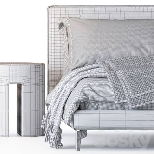 Bed STONE UP BY MERIDIANI