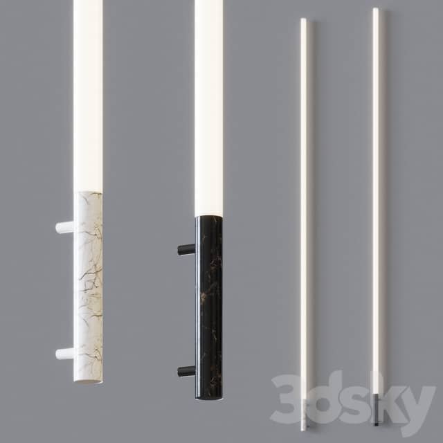 Della Marble thin Wall sconce