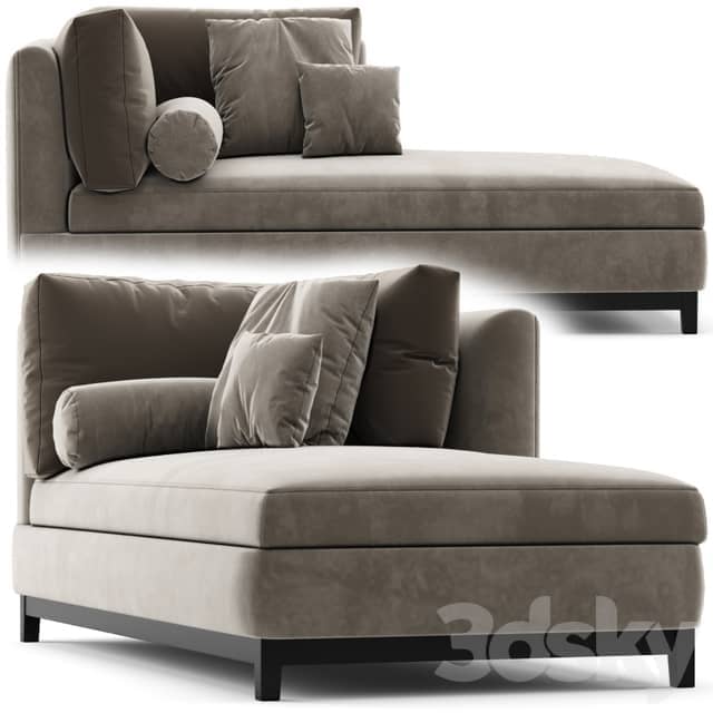 Minotti Andersen Chaise Lounge