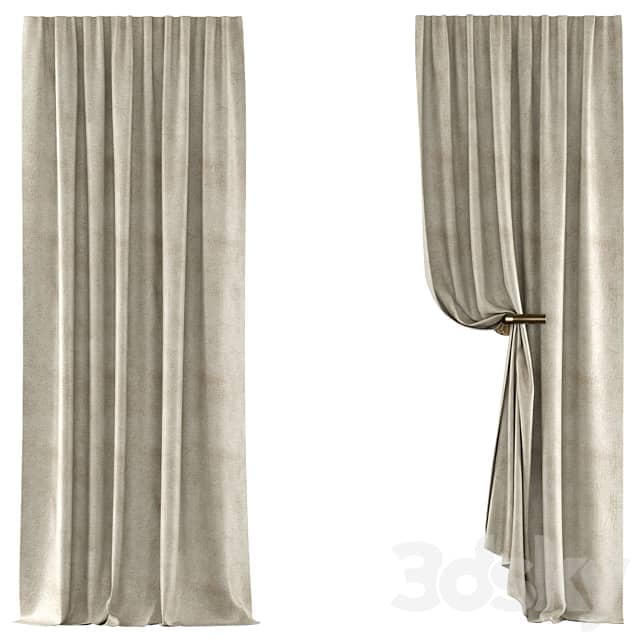 Curtains 122 Rh Baby Child Luster Velvet Tie Top