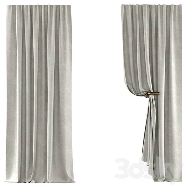 Curtains 122 Rh Baby Child Luster Velvet Tie Top