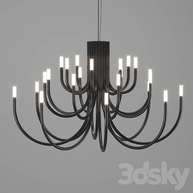 Pendant light Chandelier PALMA BY ALMA LIGHT Black