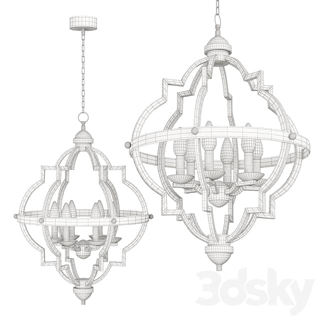 Pendant light Kira Home Capistrano 28 Rustic Chandelier Warm Brass