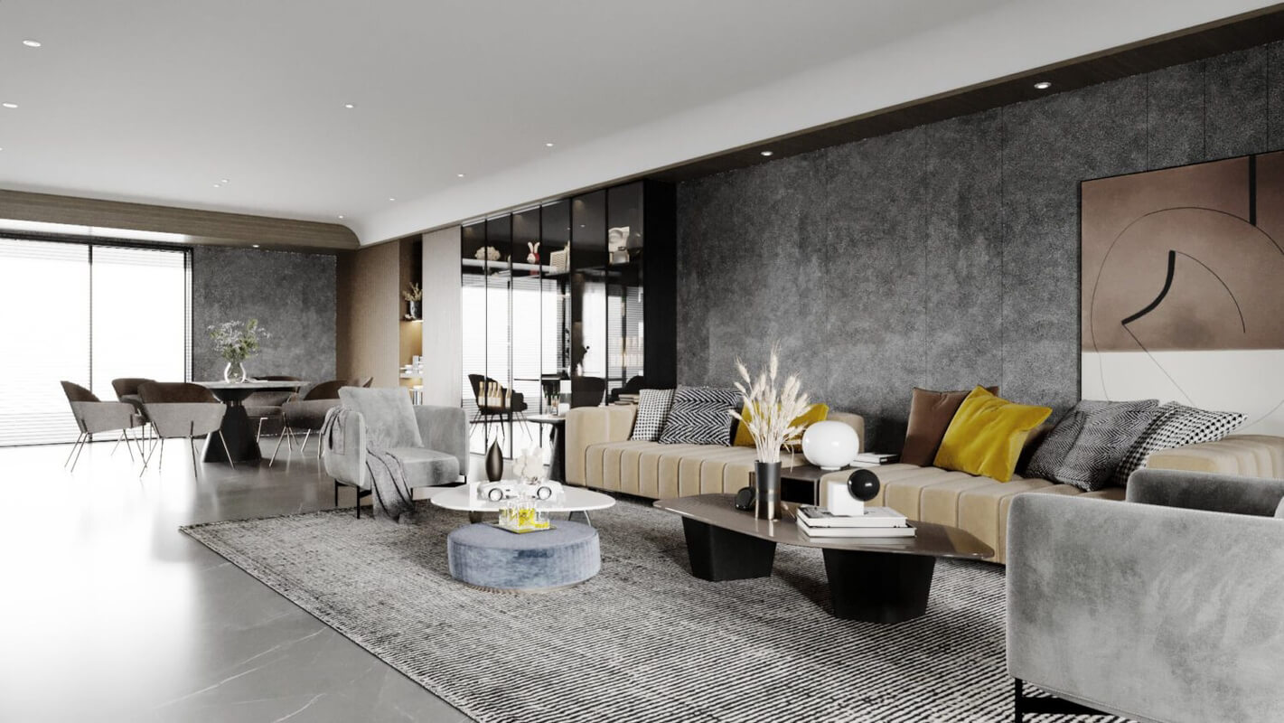  Living Room Interior by Doan Nguyen