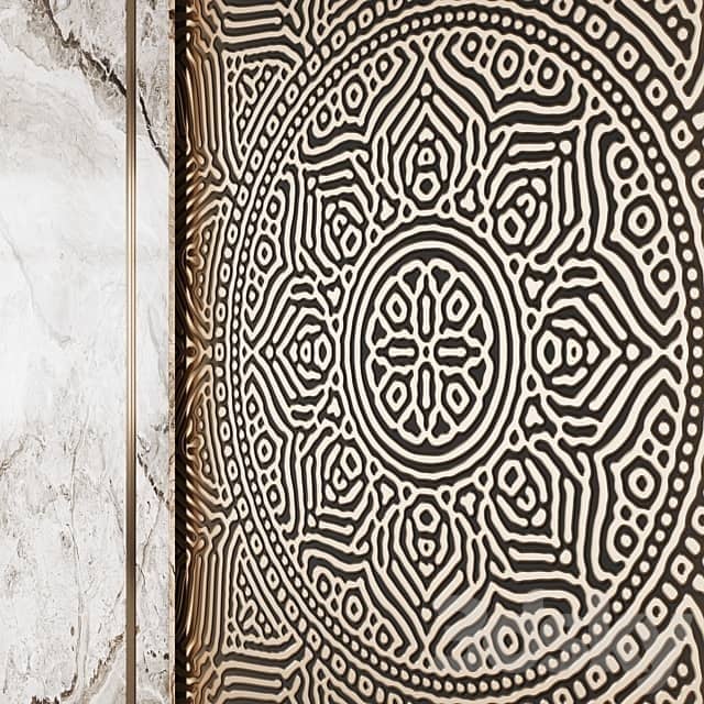 Wall panel with a pattern 2