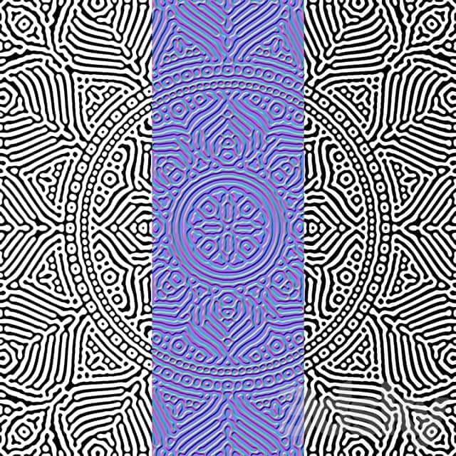 Wall panel with a pattern 2