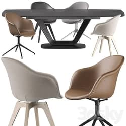 Table Chair Boconcept Alicante Table Adelaide Chair set 