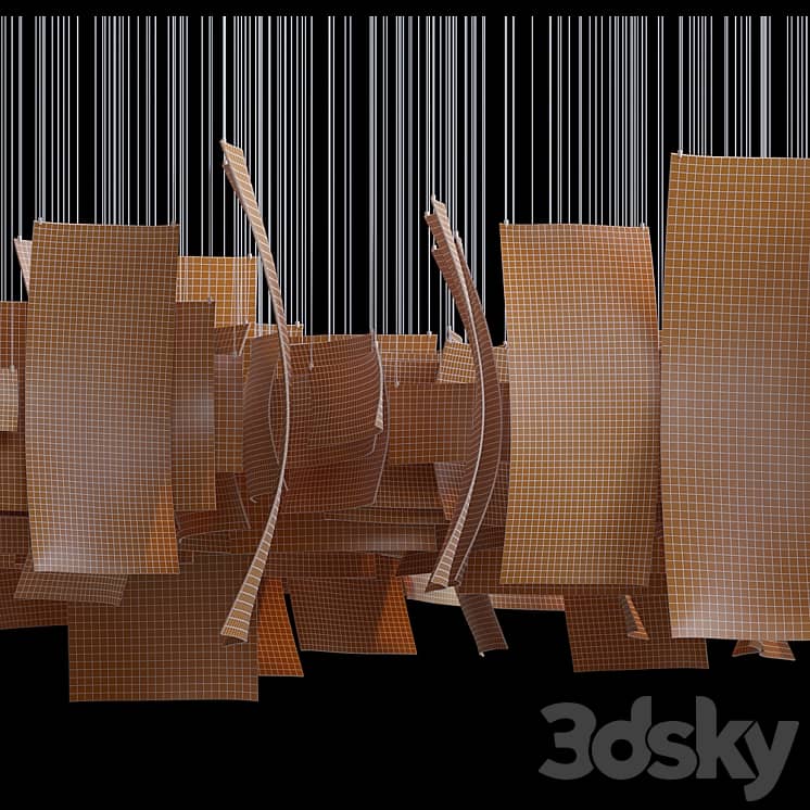 Hanging elements CLOTH Vargov Design