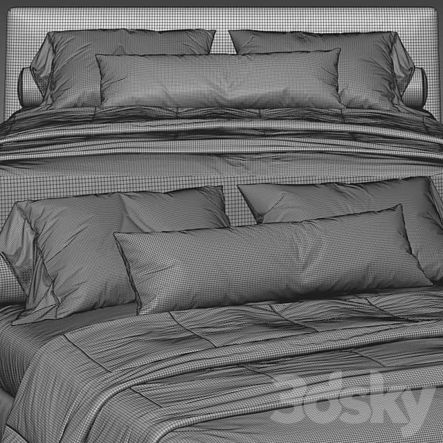 Bed Flou Merkurio Bed