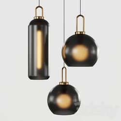 Pendant light Pendant light Lampatron GAUSS Smoke 3 