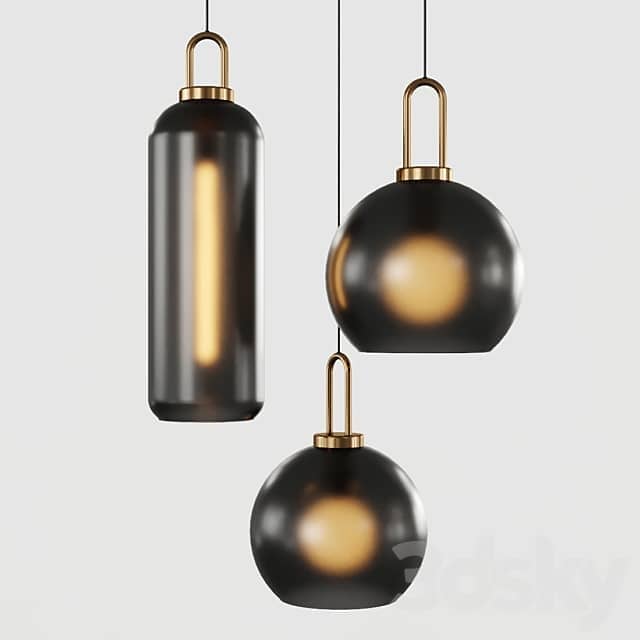 Pendant light Pendant light Lampatron GAUSS Smoke 3