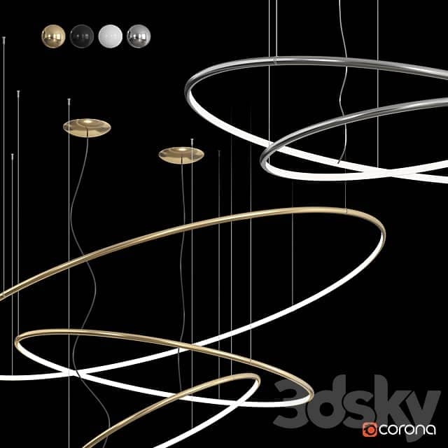 Pendant light LANCIA TONDA EGOLUCE Hanging lamp