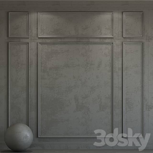 Stone Decorative plaster with molding 187